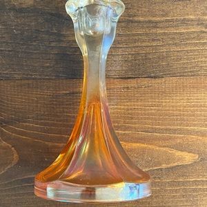 Vintage Gasoline Glass Candlestick